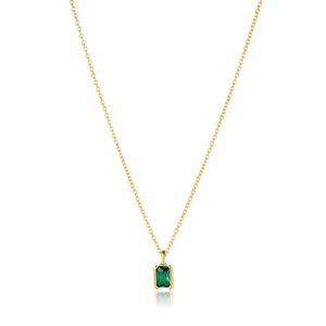 ROCCANOVA Piccolo Necklace Gold plated Green