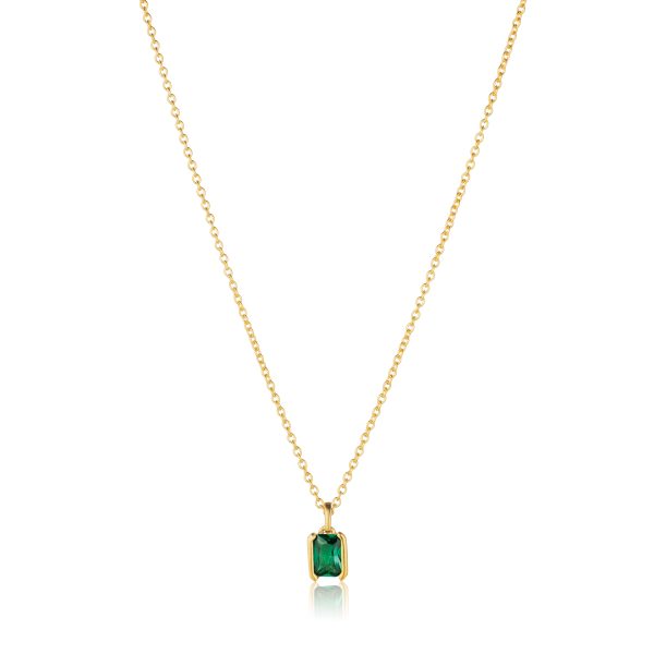 ROCCANOVA Piccolo Necklace Gold plated Green