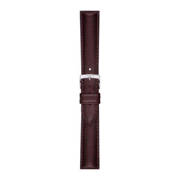 TISSOT Skinnrem Brun  m/ stål spenne 20mm