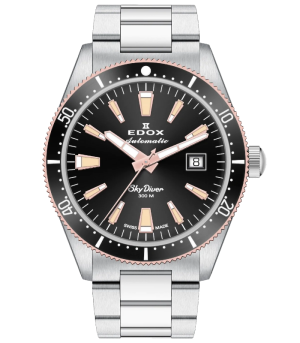 SkyDiver Date Automatic Limited Edition-Svart Bic