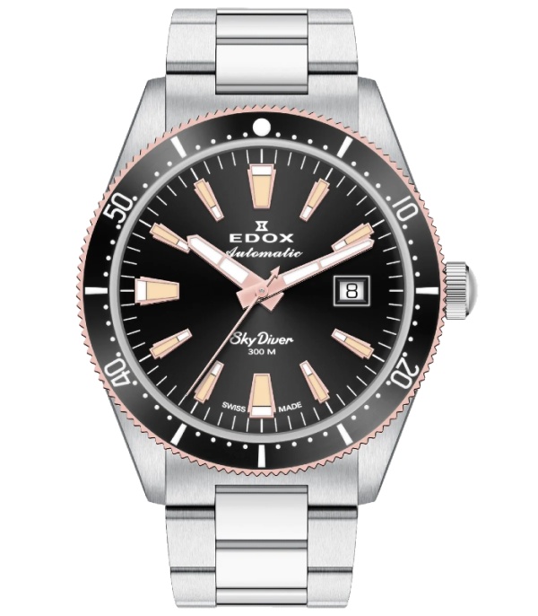 SkyDiver Date Automatic Limited Edition-Svart Bic