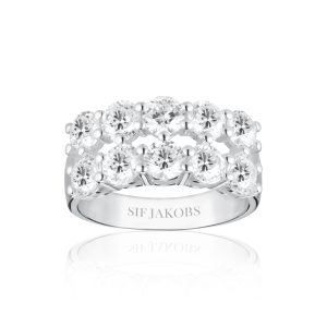 BELLUNO Due Ring Silver