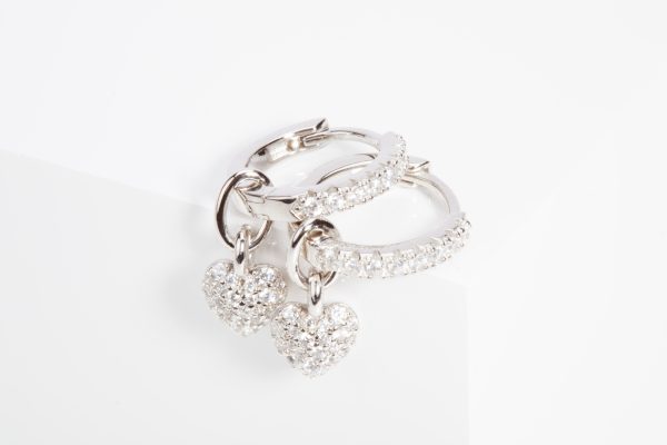 CARO Creolo Earrings Silver - Bilde 3