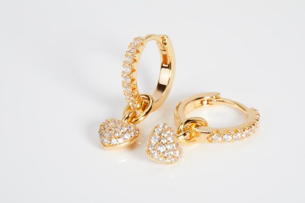 CARO Creolo Earrings Gold plated - Bilde 3