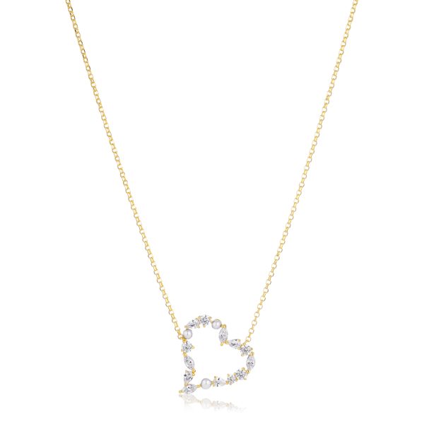 ADRIA Amore Necklace  Gold plated