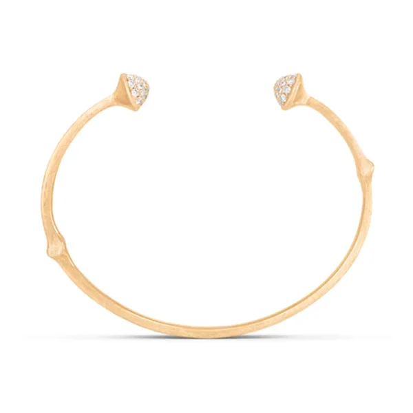 Nature Armring 18 K Gult Gull pavè