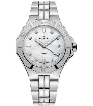 Diver Date Lady Stål perlemor m/ diamanter