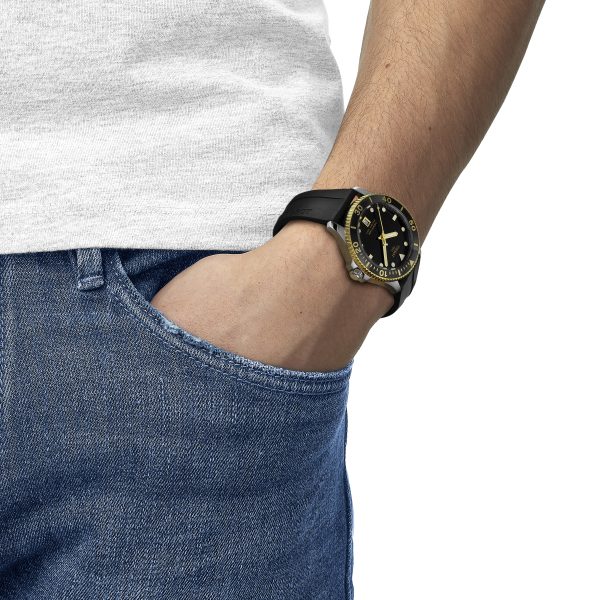 Tissot Seastar 1000 40mm Bic- Svart m/ gummirem - Bilde 4