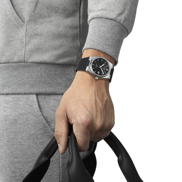 Tissot PRX Powermatic 80-Svart  m/ gummirem - Bilde 6