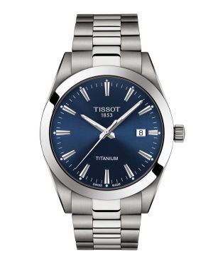 Tissot Gentleman blå Quartz Titan