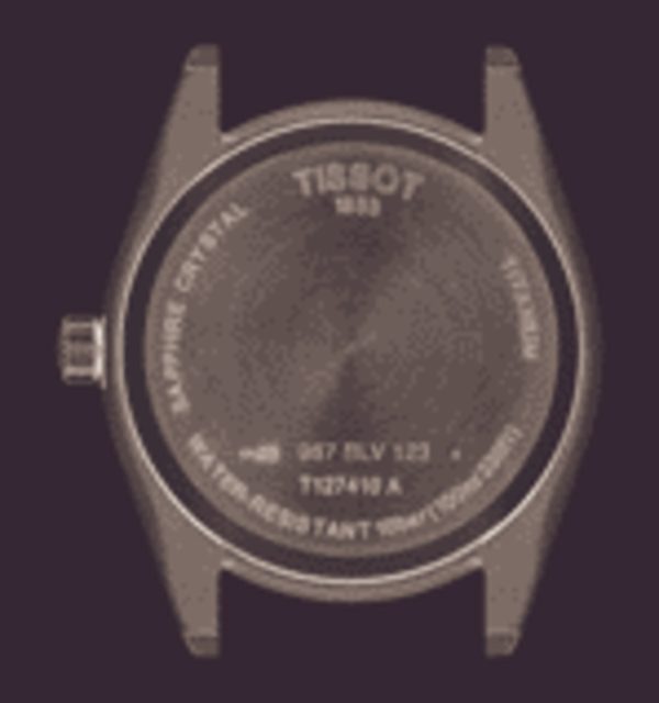 Tissot Gentleman blå Quartz Titan - Bilde 3