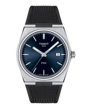 Tissot PRX- Quartz Blå m/ gummirem