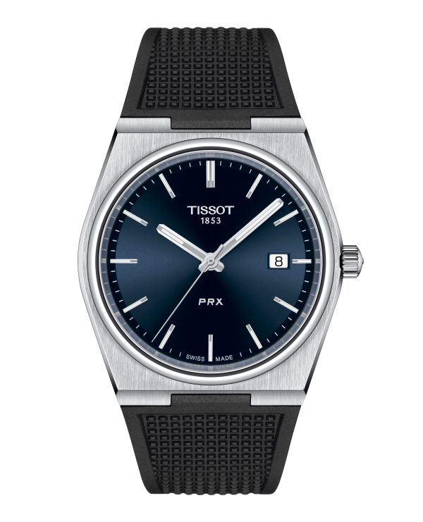 Tissot PRX- Quartz Blå m/ gummirem