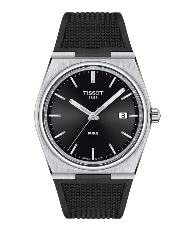 Tissot PRX- Quartz Svart m/ gummirem