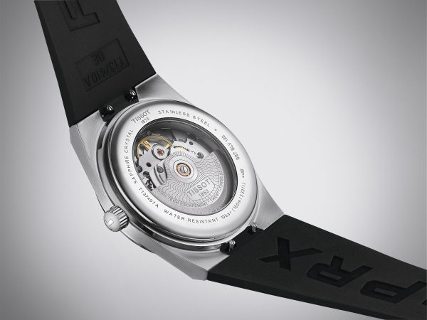 Tissot PRX Powermatic 80-Svart  m/ gummirem - Bilde 4