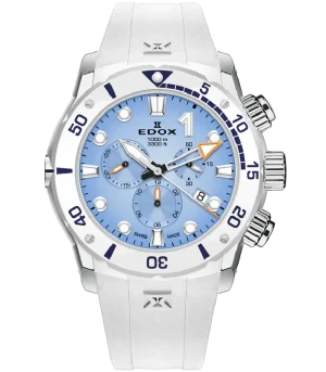 CO-1 Chronograph Hvit/Blå