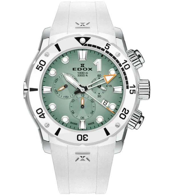 CO-1 Chronograph Hvit/Grønn