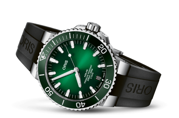 Aquis Date Caliber 400  Grønn- 43,5mm  - rem - Bilde 3