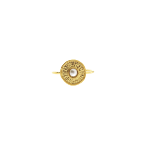 Greco-Roman ring forgylt sølv