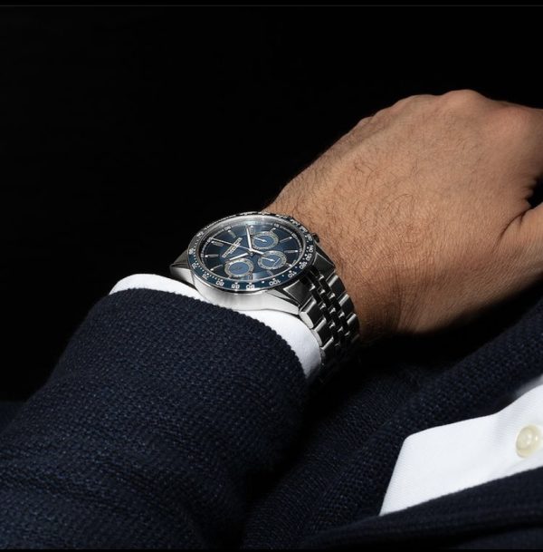 Freelancer Automatic Chronograph , 43.5mm , lenke, blå - Bilde 2