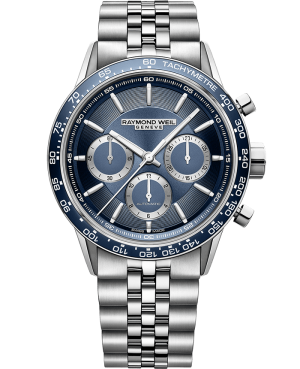 Freelancer Automatic Chronograph , 43.5mm , lenke, blå