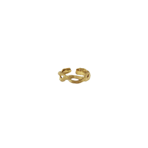 Infinity ring forgylt sølv