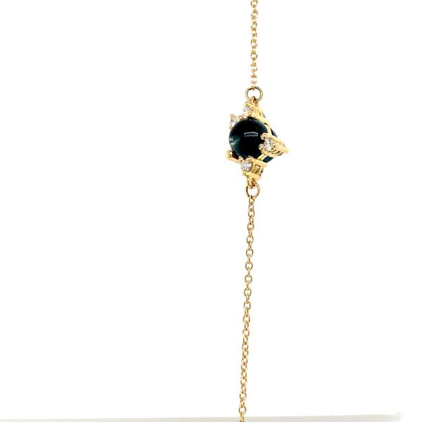 Stellini dobbel armbånd stor m/ London ble Topaz - Bilde 3