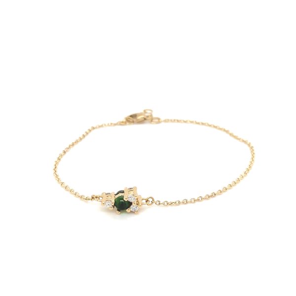 Stellini dobbel armbånd stor m/ London ble Topaz - Bilde 4