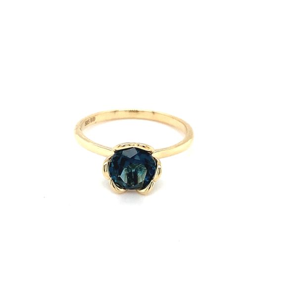 Enstens ring m/ London blue topaz - Bilde 2