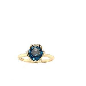 Enstens ring m/ London blue topaz