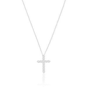 BELLUNO Croce Necklace Silver