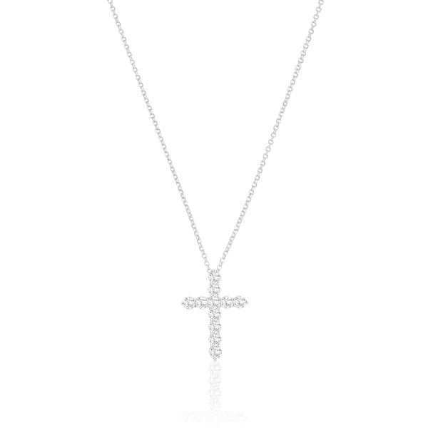 BELLUNO Croce Necklace Silver