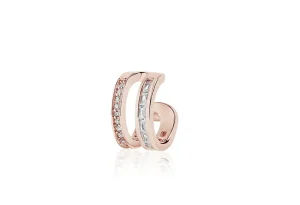 Simeri Due Ear Cuff forgylt