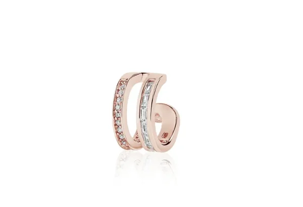 Simeri Due Ear Cuff forgylt