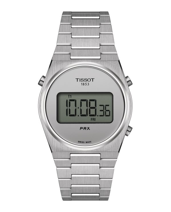 Tissot PRX Digital Stål- Sølv 35mm