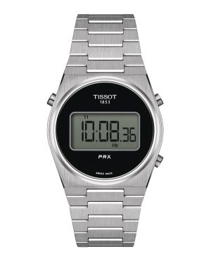 Tissot PRX Digital Stål- svart 35mm