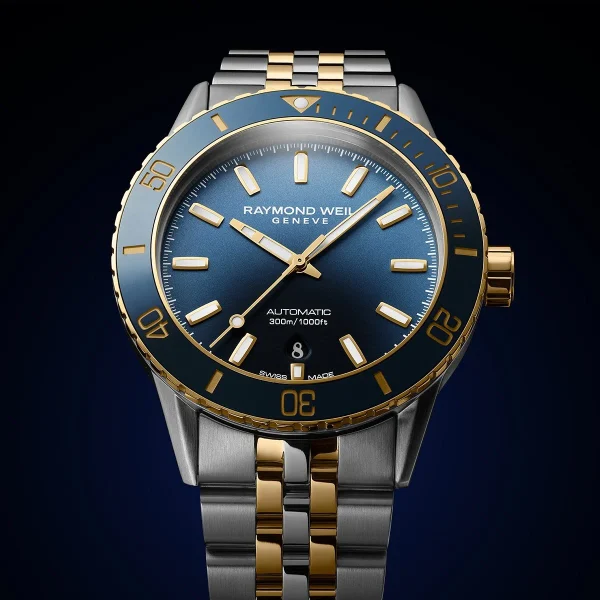 Raymond Weil Freelancer Bicolour blå skive - Bilde 2
