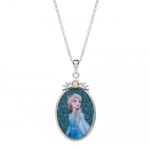 Disney Frost sølv anheng "Elsa portrett"