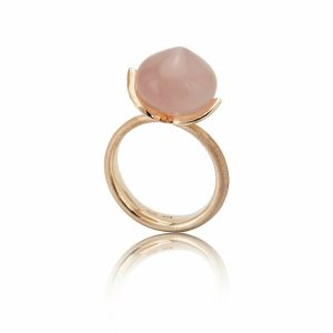 Dolce Ring stor m/rosenkvarts
