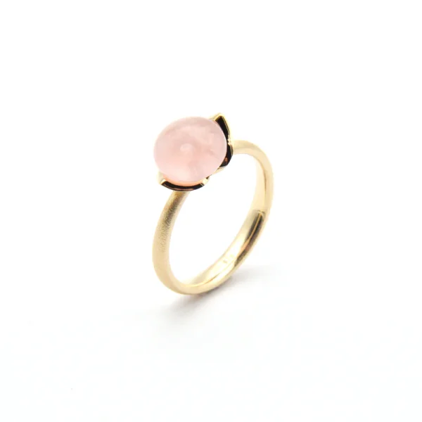 Dolce Ring liten m/rosenkvarts