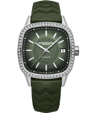 Raymond Weil Freelancer square - Grønn m/ dia