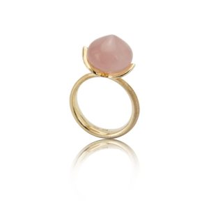 Dolce Ring medium m/ rosenkvarts