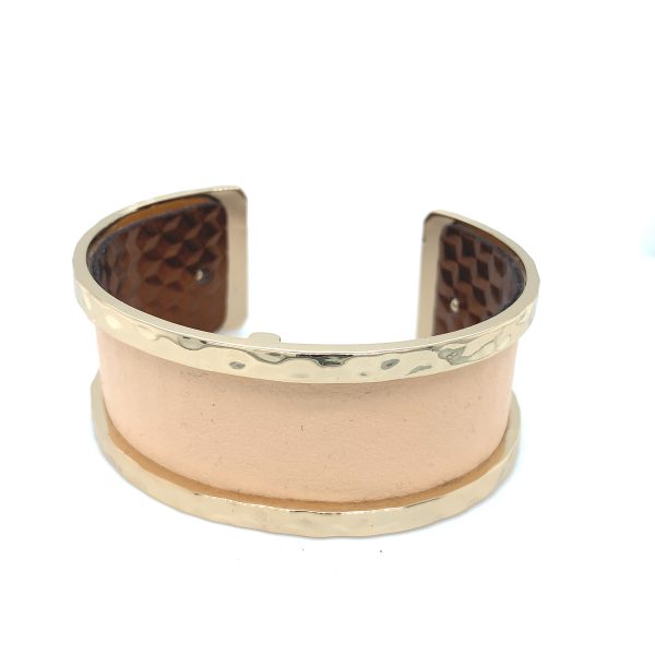 Les Georgettes armring 25mm Gull- Bronse/Fersken - Bilde 2