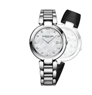Raymond Weil Shine stål m/ lenke og rem
