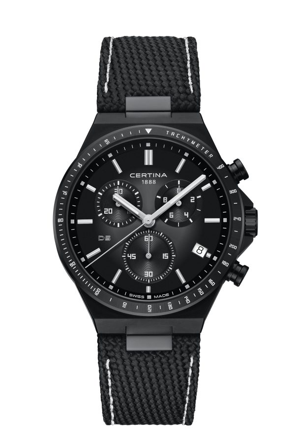 Certina DS-7 Chronograph svart