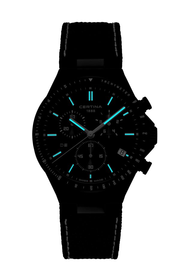 Certina DS-7 Chronograph svart - Bilde 4