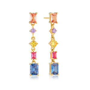 IVREA Cinque Earrings Gold plated Rainbow