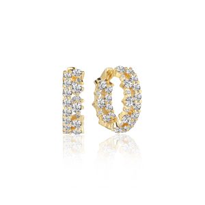 LIVIGNO Creolo Piccolo Earrings Gold plated