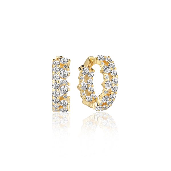 LIVIGNO Creolo Piccolo Earrings Gold plated