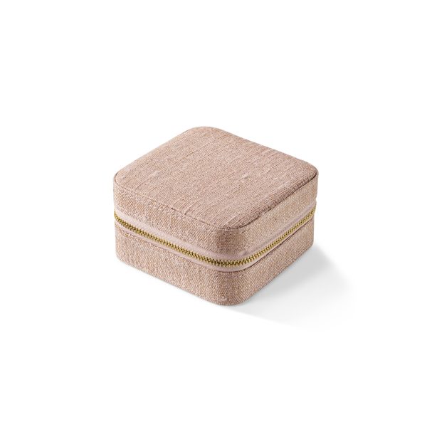 Smykkeskrin Rosa råsilke - Bilde 2